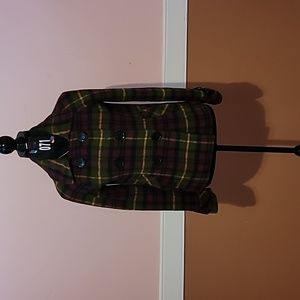 Ladies Purple and Green Peacoat by Aeropostale